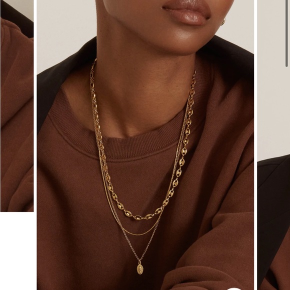 SOHO NECKLACE - GOLD PLATED - Picture 3 of 4